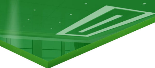 Green Acrylic Sheet - Light Pass