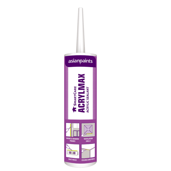Asian Paints Berger SmartCare Akrylmax Acrylic Sealant 450g Black/Cartridge