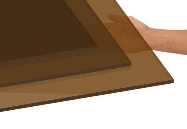 Brown Fluorescent Cast Acrylic Sheet